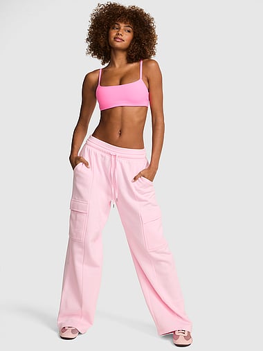 PINK - Campus Fleece™ Cargo Sweatpants, image 1