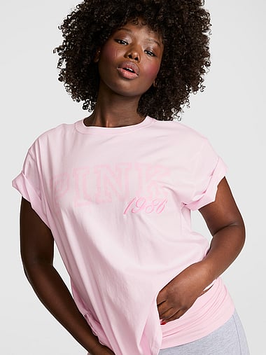 PINK - Campus Cotton™ Tee, image 1