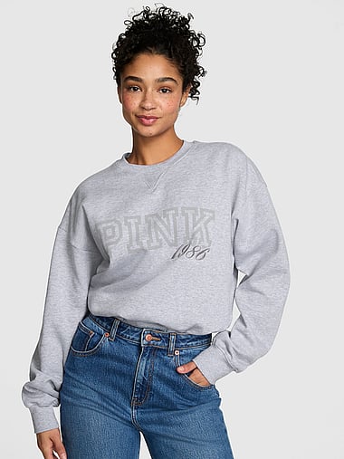 PINK - Campus Fleece™ Crew Sweatshirt, image 1