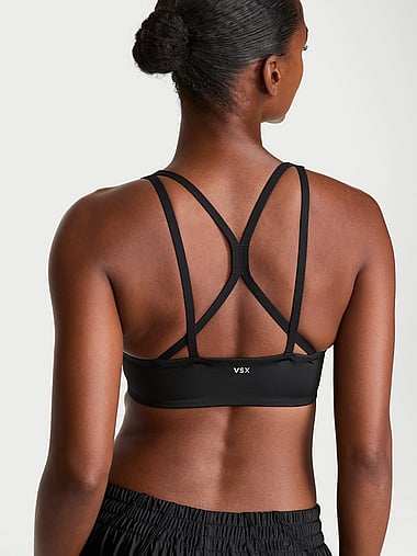 VSX GlossyTech™ Triangle Plunge Front-Close Sports Bra, image 2