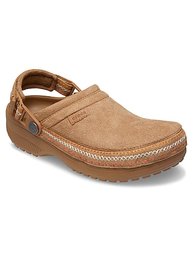Crocs - Classic Crafted Vegan Stitched Suede Clog, image 1