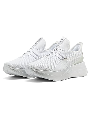 Puma - Softride Sabrina Polished Chrome Sneakers, image 1