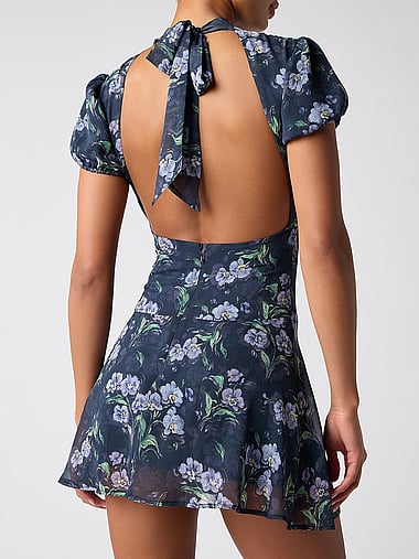 Lulus - Lark Tie Back Mini Dress, image 2