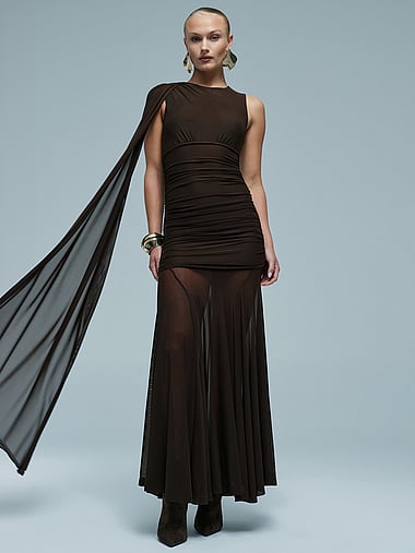 Bardot - Alverie Mesh Maxi Dress, image 1