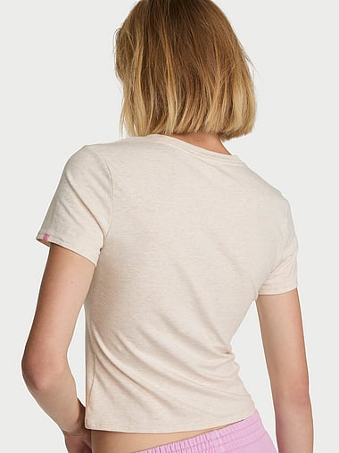 Stretch Cotton Fitted Tee, image 2