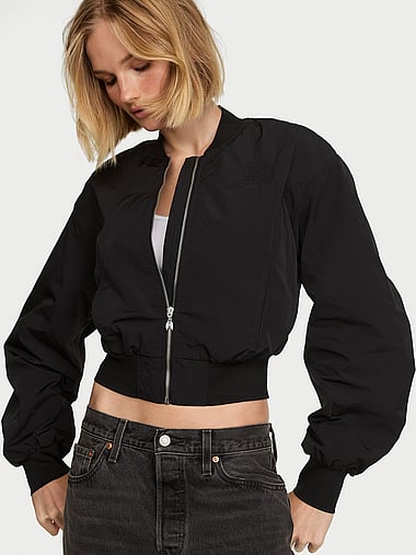 VSX Parachute Cropped Bomber Jacket, image 1