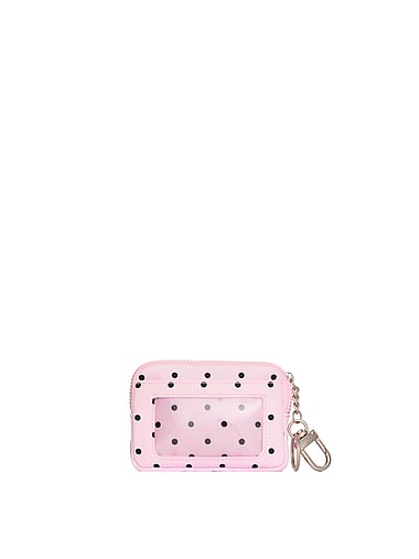 PINK - Zip Card Holder Keychain, image 2