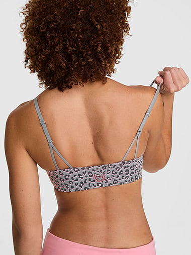 PINK - PINK Relay™ Square-Neck Sports Bra, image 2
