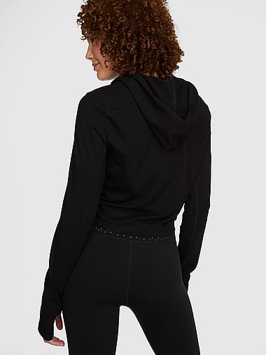 PINK - All-Day Cotton™ Full-Zip Hoodie, image 2