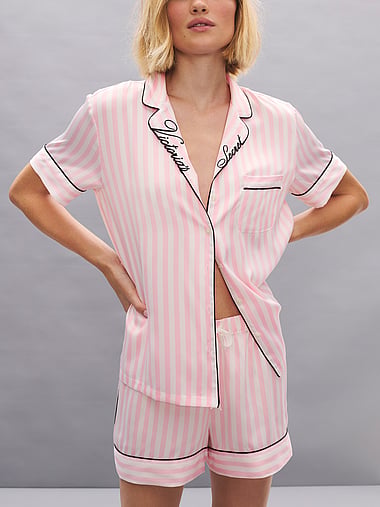 Victoria's Secret - Signature Satin Short Pajama Set, image 2
