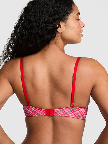 PINK - Wear Everywhere™ Super Push-Up Bra in Cotton Lace Trim, image 2