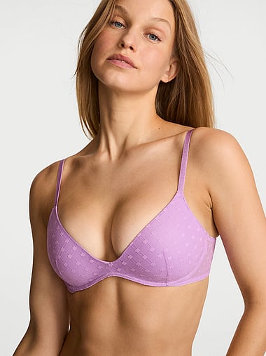 Victoria's Secret - Sexy Tee Dot Geo Lace Wireless Push-Up Bra, image 1
