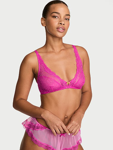 Victoria's Secret - Tease Lace Wireless Plunge Bralette, image 1