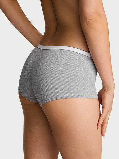 Seamless - Seamless Logo Rib Boyshort Panty, image 2