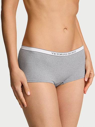Seamless - Seamless Logo Rib Boyshort Panty, image 1