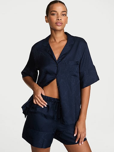 Victoria's Secret - Signature Satin Short Pajama Set, image 1