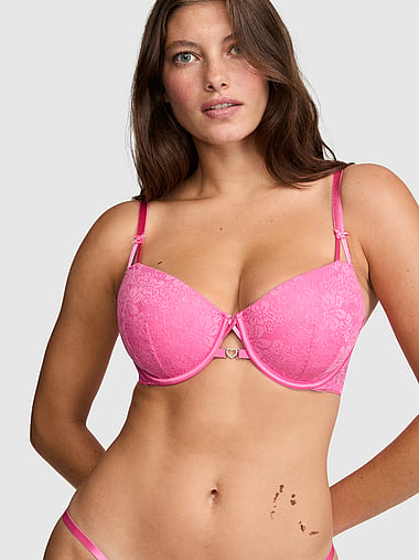 PINK - PINK Wink™ Lightly Lined Balconette Bra, image 1