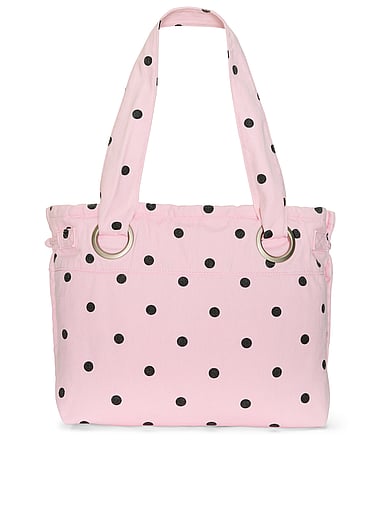 PINK - Canvas Flat-Bottom Tote Bag, image 2