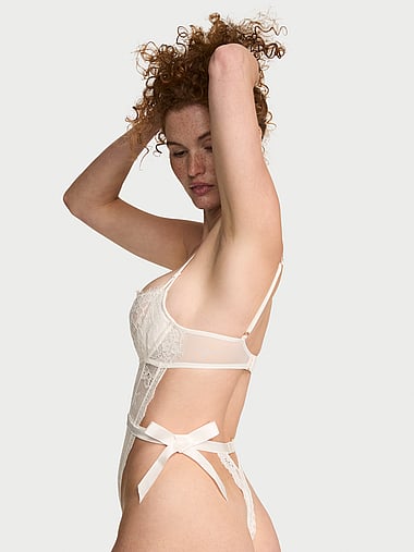 Dream Angels - Wicked Unlined Lace Teddy, image 2