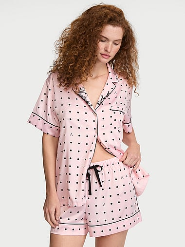 Victoria's Secret - Signature Satin Short Pajama Set, image 1