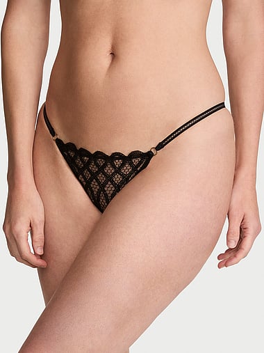 Трусы-бразилиана Viper, вышивка — Victoria's Secret