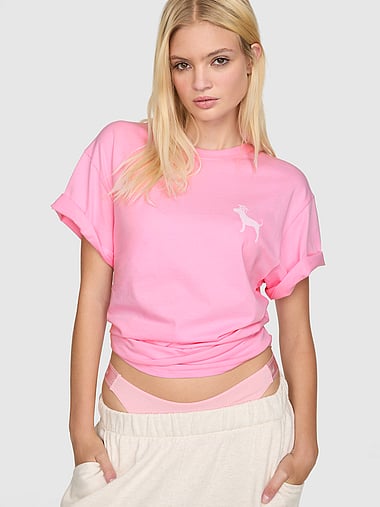PINK - Campus Cotton™ Tee, image 1