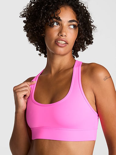 PINK - PINK Relay™ Racerback Sports Bra, image 1