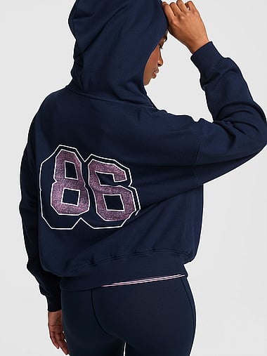 PINK - Campus Fleece™ Full-Zip Hoodie, image 1