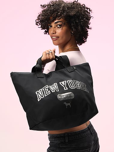 PINK - Nylon Tote Bag, image 1