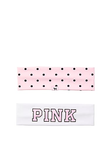 PINK - 2-Pack Stretchy Headband Set, image 1