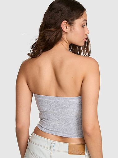 PINK - Vintage Velour Tube Top, image 2