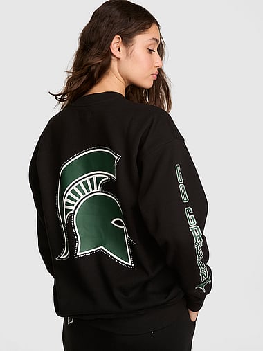College Collection - Campus Fleece™ Bling Crew Sweatshirt, image 2