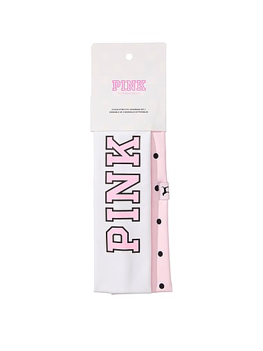 PINK - 2-Pack Stretchy Headband Set, image 2