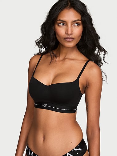 The T-shirt - Signature Shine Cotton Lightly Lined Balconette Bra, image 1