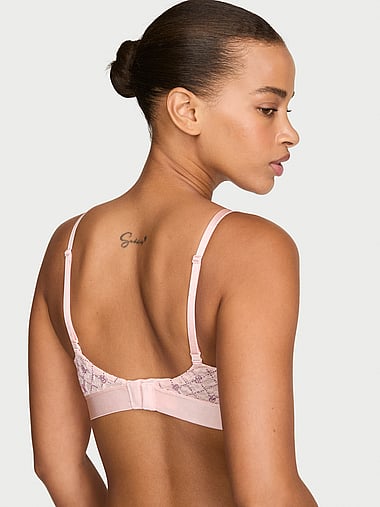The T-shirt - Lace Shine Logo Lightly Lined Balconette Bra, image 2