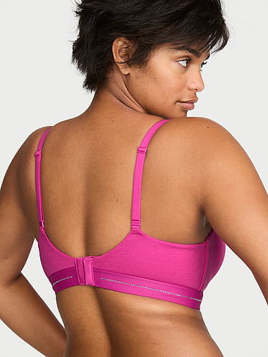 The T-shirt - Signature Shine Cotton Lightly Lined Balconette Bra, image 2