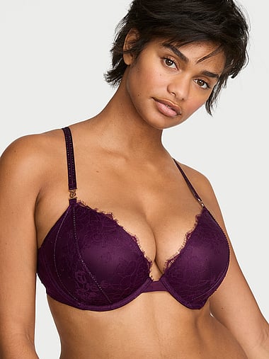 Very Sexy - Rose Lace Shine Push-Up Bra, image 1