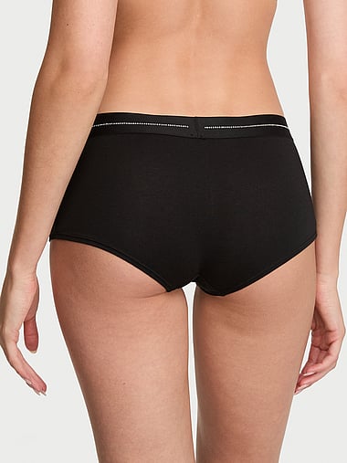 Cotton - Shine Logo Cotton Boyshort Panty, image 2