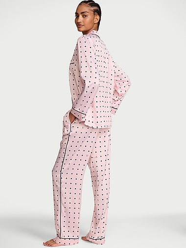 Victoria's Secret - Signature Satin Long Pajama Set, image 2