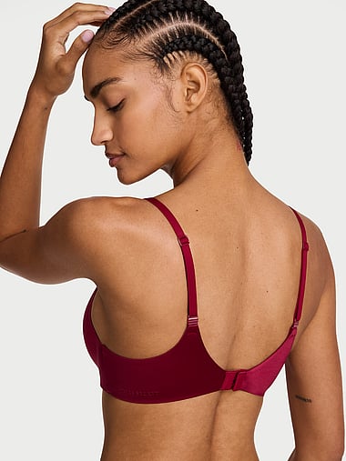 Body by Victoria - FlexFactor High-Shine Lightly Lined Plunge Demi Bra, image 2