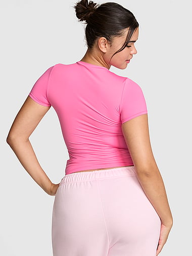 PINK - PINK Base Stretch™ Short-Sleeve Tee, image 2