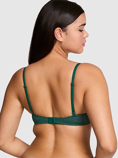 PINK - Wear Everywhere™ Super Push-Up Bra in Cotton Lace Trim, image 2