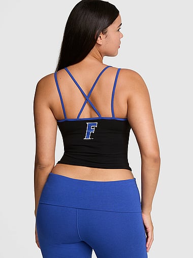 College Collection - All-Day Cotton™ Bling Strappy Tank Top, image 2