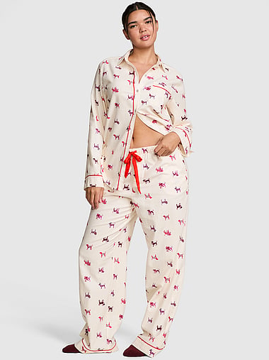 PINK - Favorite Flannel Long Pajama Set, image 1