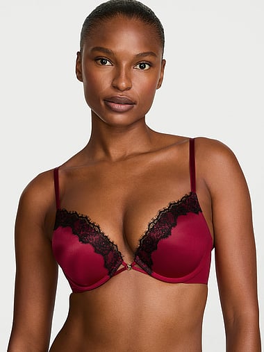 Very Sexy - Bombshell Add-2-Cups Lace-Trim Push-Up Bra, image 1