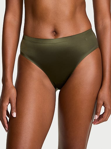 No-Show - No-Show High-Shine Mid-Rise Bikini Panty, image 1