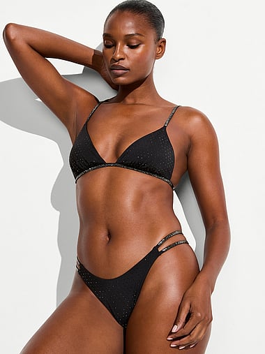 Victoria's Secret Swim - Shine Strap  Triangle Bikini Top, image 1