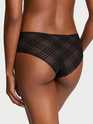 No-Show - No-Show Plaid Mesh Cheeky Panty, image 2