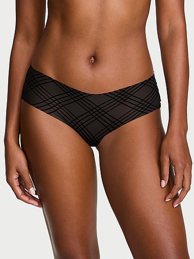 No-Show - No-Show Plaid Mesh Cheeky Panty, image 1