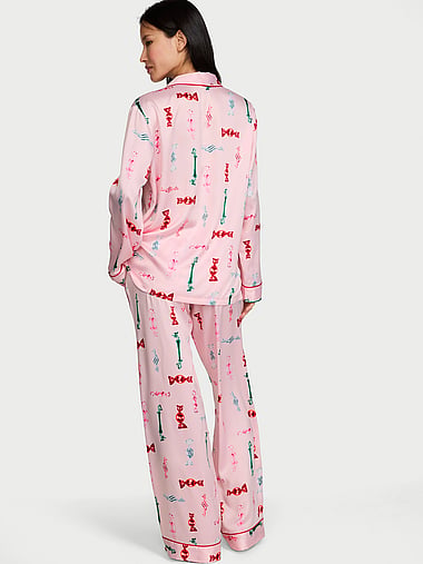 Victoria's Secret - Signature Satin Long Pajama Set, image 2